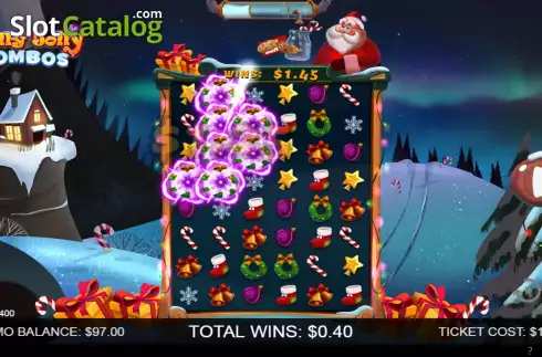 Скрин3. Holly Jolly Combos слот