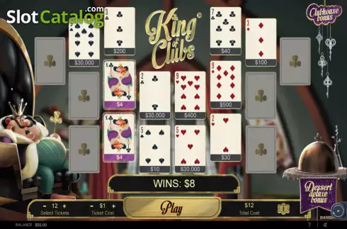 Скрин4. King of Clubs слот