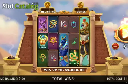 Скрин2. Fortunes of Cleopatra слот
