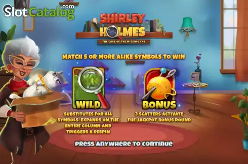 Скрин2. Shirley Holmes слот