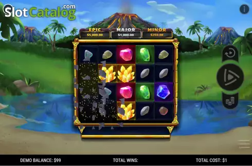 Скрин3. Big Crush Volcano слот