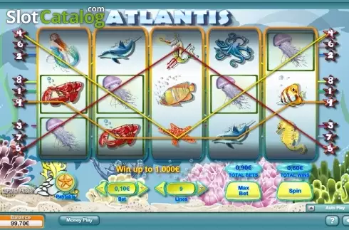Скрин2. Atlantis (NeoGames) слот