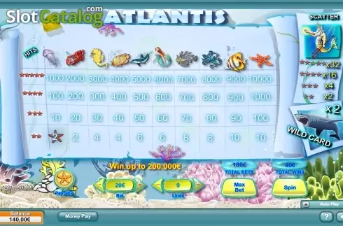 Скрин5. Atlantis (NeoGames) слот