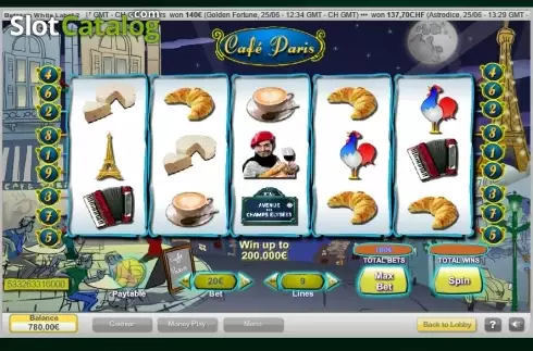 Cafe Paris слот