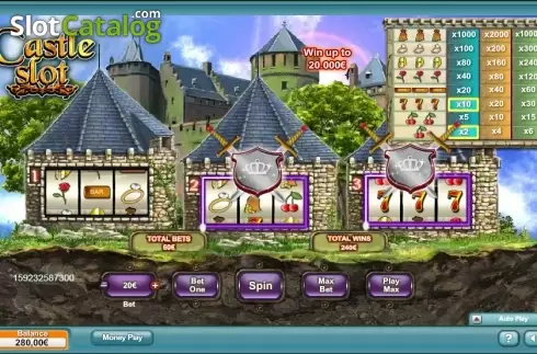 Скрин2. Castle Slot слот