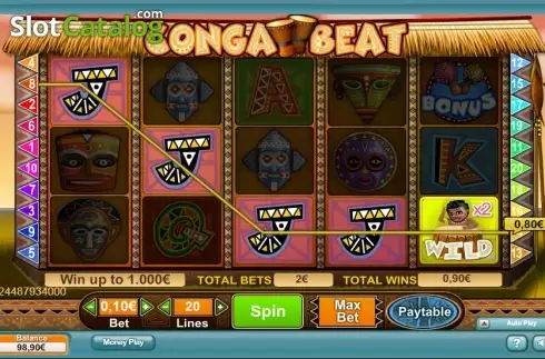 Скрин3. Conga Beat слот