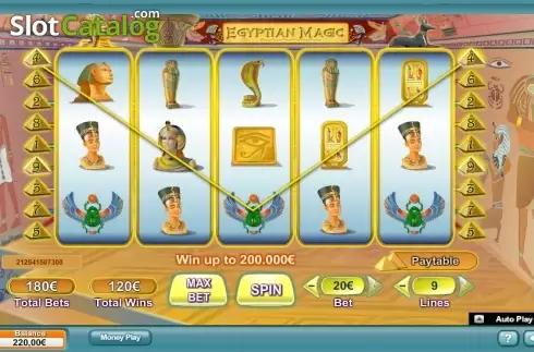 Скрин3. Egyptian Magic (NeoGames) слот
