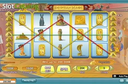 Скрин4. Egyptian Magic (NeoGames) слот