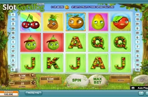 Скрин2. Fruity Friends слот