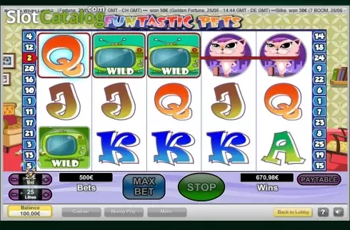 Скрин2. Funtastic Pets слот