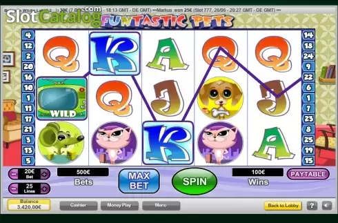 Скрин3. Funtastic Pets слот