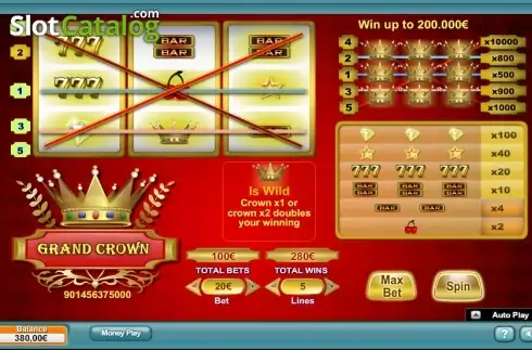Скрин4. Grand Crown (NeoGames) слот
