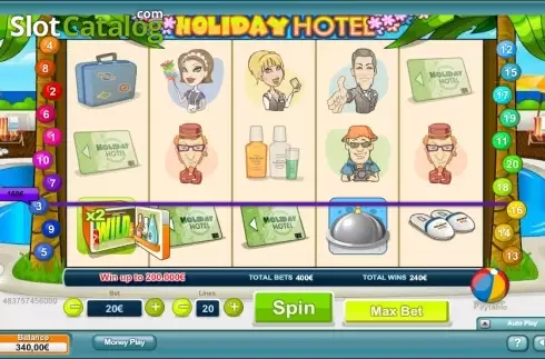 Скрин2. Holiday Hotel слот