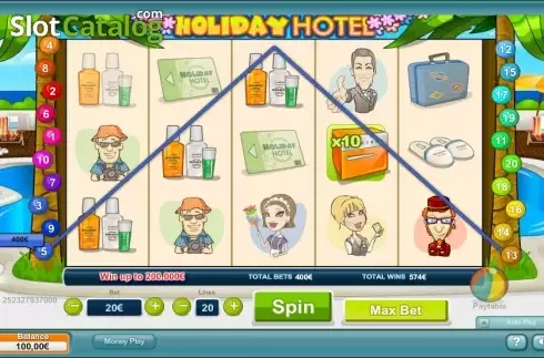 Скрин3. Holiday Hotel слот