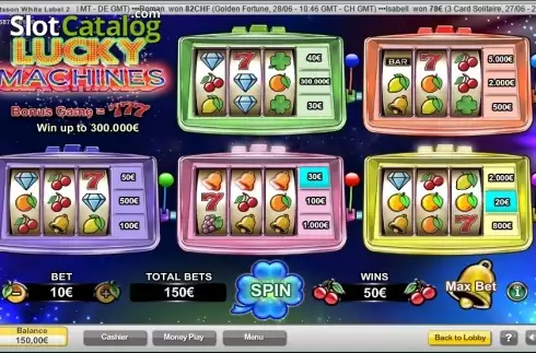 Скрин2. Lucky Machines слот