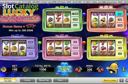 Скрин3. Lucky Machines слот