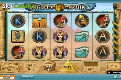 Скрин2. Mighty Sphinx слот