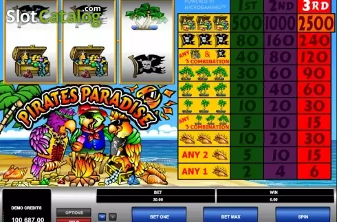 Скрин5. Pirates Paradise (Microgaming) слот