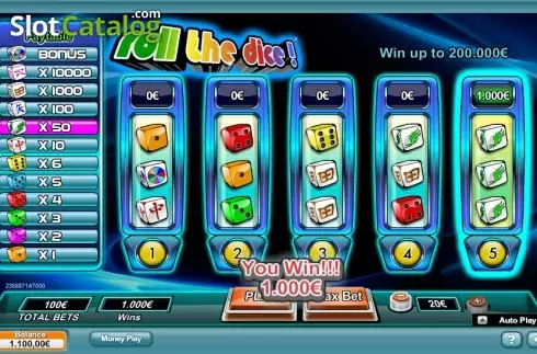 Скрин4. Roll the Dice (NeoGames) слот