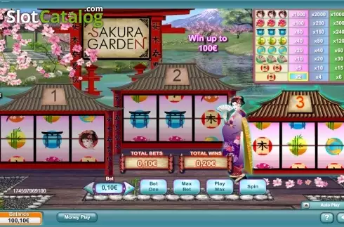 Скрин2. Sakura Garden слот