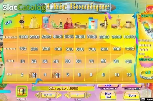 Скрин5. Chic Boutique слот