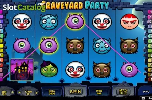 Скрин3. Graveyard Party слот