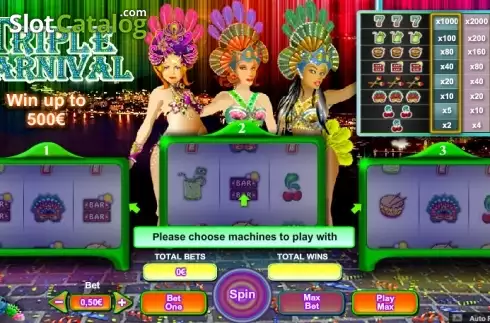 Скрин2. Triple Carnival слот