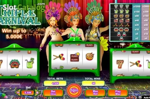 Скрин5. Triple Carnival слот