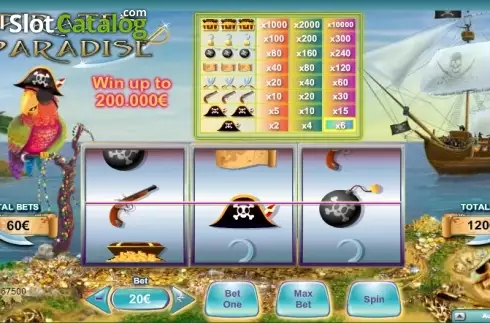 Скрин2. Pirates Paradise (NeoGames) слот