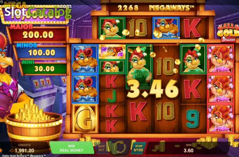 Скрин3. Gallo Gold Bruno's Megaways слот