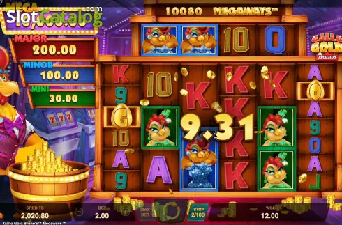Скрин5. Gallo Gold Bruno's Megaways слот