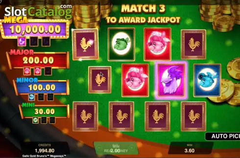 Скрин7. Gallo Gold Bruno's Megaways слот