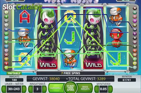 Скрин5. Alien Robots слот