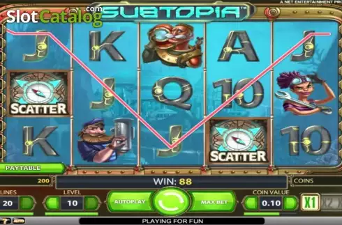 Скрин3. Subtopia слот