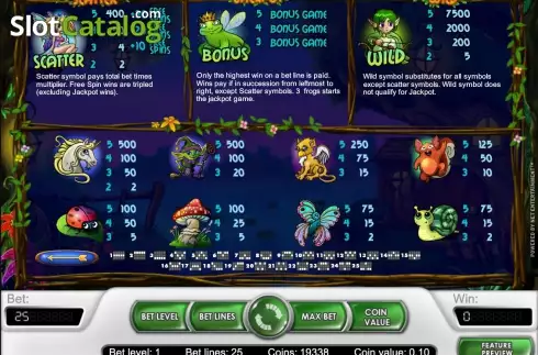 Скрин4. Super Lucky Frog (NetEnt) слот
