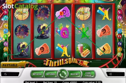 Скрин4. Thrill Spin слот