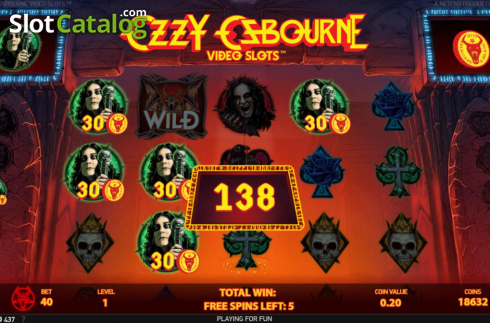 Скрин9. Ozzy Osbourne слот