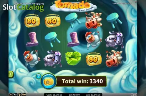 Скрин6. Tornado: Farm Escape слот