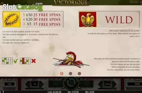 Скрин5. Victorious слот