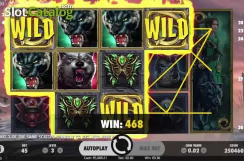 Скрин3. Warlords: Crystals of Power слот