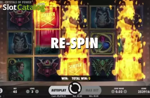 Скрин8. Warlords: Crystals of Power слот