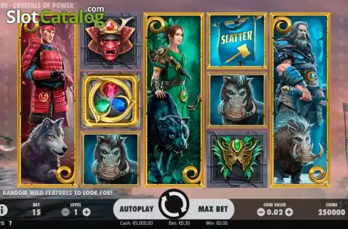Скрин9. Warlords: Crystals of Power слот