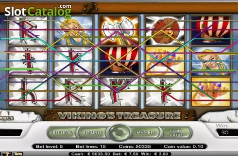 Скрин4. Vikings Treasure слот