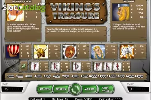 Скрин5. Vikings Treasure слот