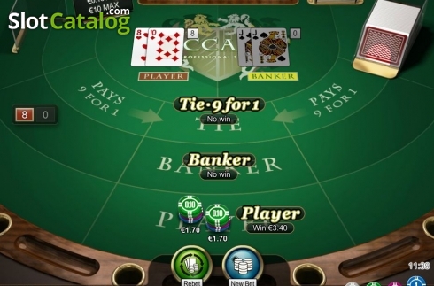 Скрин5. Baccarat Professional Series Low Limit слот