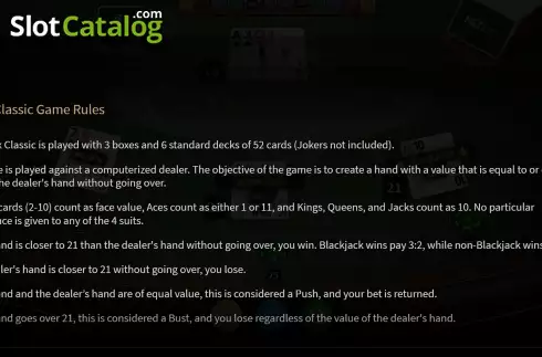 Скрин9. Blackjack Classic (NetEnt) слот