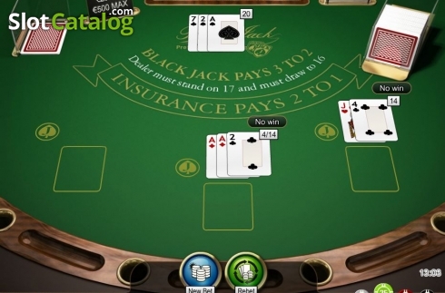 Скрин6. Blackjack Professional Series High Limit слот