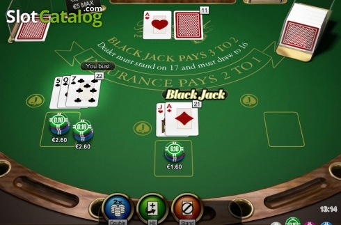 Скрин5. Blackjack Professional Series Low Limit слот