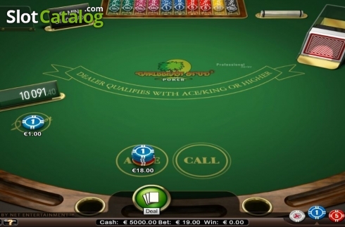 Скрин3. Caribbean Stud Professional Series слот