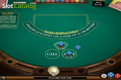 Скрин3. Casino Hold'em (NetEnt) слот